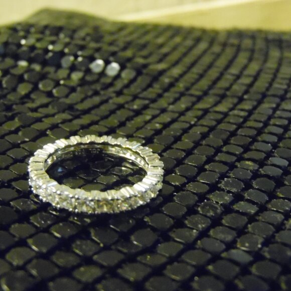Radiance by Absolute Simulated Diamond Eternity Band & Chain-like Heart Bracelet - Picture 5 of 5